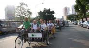 Велопрогулка партнеров Марвел по Сингапуру