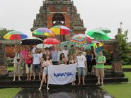 Фото с зонтиками на острове Бали