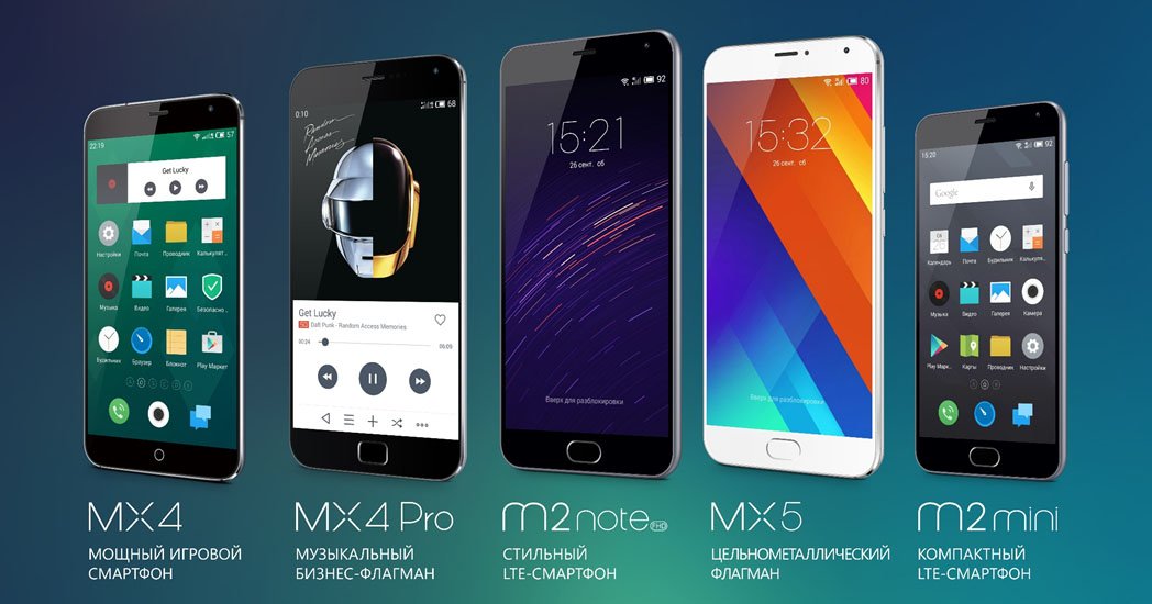 Meizu, актуальная линейка смартофонов, оптовые продажи
