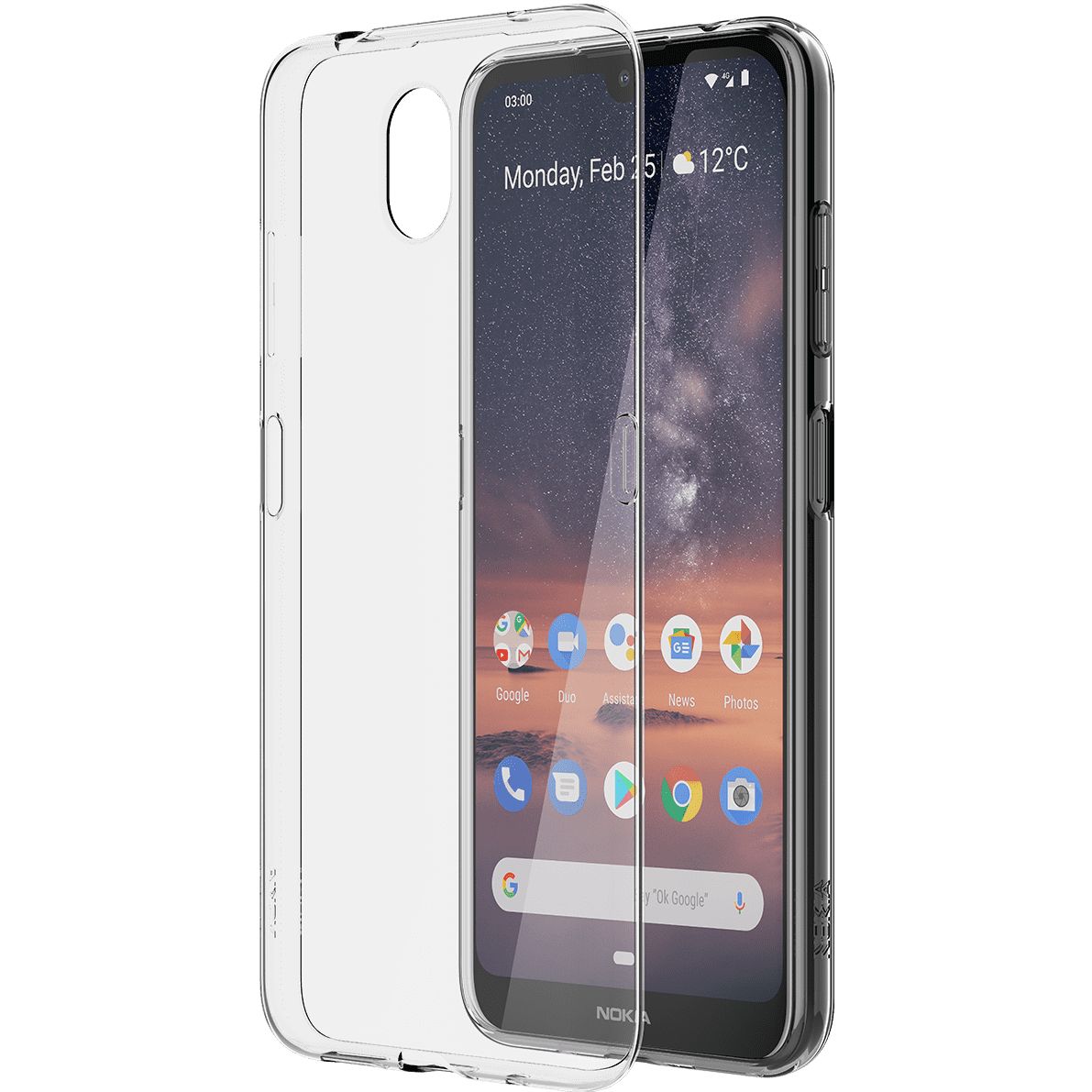 Сохраните оригинальный вид устройства с тонким прозрачным чехлом Nokia ...