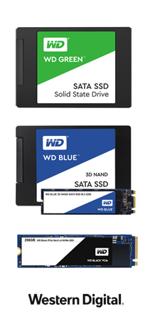 Линейка внутренних SSD-накопителей Western Digital