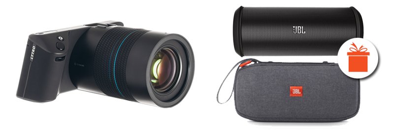 К каждой фотокамере Lytro Illum беспроводная акустика JBL Flip II в подарок